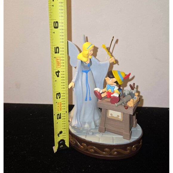 Hallmark Pinocchio Fairy Ornament color changing  'A Real Boy' New - Picture 3 of 9